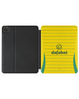 iPad case with the Celtic 2024-25 Away football shirt design by RIPA Football