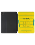 iPad case with the Celtic 2024-25 Away football shirt design by RIPA Football