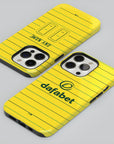 Phone case with the Celtic 2024-25 Away football shirt design by RIPA Football