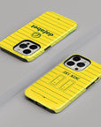 Phone case with the Celtic 2024-25 Away football shirt design by RIPA Football
