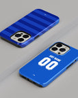 Phone case with the Chelsea 2011-12 Home football shirt design by RIPA Football