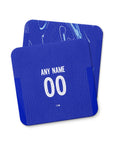 Coaster with the Chelsea 2024-25 Home football shirt design by RIPA Football