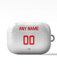 AirPods case with the Chivas Guadalajara 2022-23 Away football shirt design by RIPA Football
