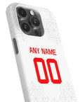 Phone case with the Chivas Guadalajara 2022-23 Away football shirt design by RIPA Football