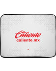 Laptop sleeve with the Chivas Guadalajara 2022-23 Away football shirt design by RIPA Football