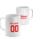 Mug with the Chivas Guadalajara 2022-23 Away football shirt design by RIPA Football