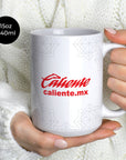 Mug with the Chivas Guadalajara 2022-23 Away football shirt design by RIPA Football