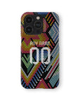 Phone case with the Club América 2025-26 Prematch football shirt design by RIPA Football