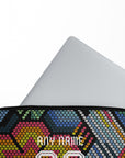 Laptop sleeve with the Club América 2025-26 Prematch football shirt design by RIPA Football
