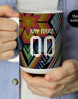 Mug with the Club América 2025-26 Prematch football shirt design by RIPA Football