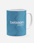 Mug with the Club Brugge 2025-26 Third football shirt design by RIPA Football