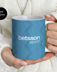 Mug with the Club Brugge 2025-26 Third football shirt design by RIPA Football