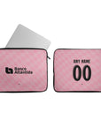 Laptop sleeve with the Olimpia 2025-26 Goalkeeper football shirt design by RIPA Football