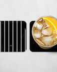 Coaster with the Corinthians 2023-24 Away football shirt design by RIPA Football