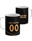 Mug with the Corinthians 2025-26 Third football shirt design by RIPA Football