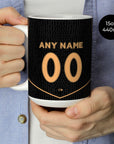 Mug with the Corinthians 2025-26 Third football shirt design by RIPA Football
