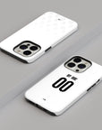 Phone case with the Cruz Azul 2022-23 Away football shirt design by RIPA Football