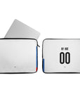 Laptop sleeve with the Cruz Azul 2022-23 Away football shirt design by RIPA Football