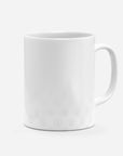 Mug with the Cruz Azul 2022-23 Away football shirt design by RIPA Football