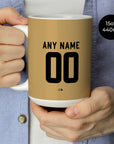 Mug with the Crystal Palace 2025-26 Away football shirt design by RIPA Football