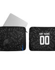 Laptop sleeve with the Crystal Palace 2026-27 Away football shirt design by RIPA Football