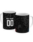 Mug with the Crystal Palace 2026-27 Away football shirt design by RIPA Football