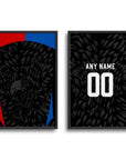 Print with the Crystal Palace 2026-27 Away football shirt design by RIPA Football
