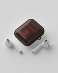 AirPods case with the Dinamo București 2026-27 Third football shirt design by RIPA Football