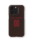 Phone case with the Dinamo București 2026-27 Third football shirt design by RIPA Football