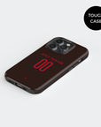 Phone case with the Dinamo București 2026-27 Third football shirt design by RIPA Football