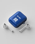 AirPods case with the Dinamo Zagreb 2026-27 Home football shirt design by RIPA Football