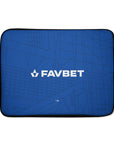 Laptop sleeve with the Dinamo Zagreb 2026-27 Home football shirt design by RIPA Football