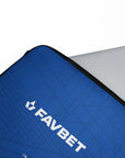 Laptop sleeve with the Dinamo Zagreb 2026-27 Home football shirt design by RIPA Football