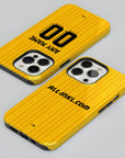 Phone case with the Dynamo Dresden 2026-27 Home football shirt design by RIPA Football