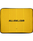Laptop sleeve with the Dynamo Dresden 2026-27 Home football shirt design by RIPA Football
