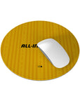 Mouse pad with the Dynamo Dresden 2026-27 Home football shirt design by RIPA Football