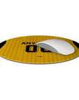 Mouse pad with the Dynamo Dresden 2026-27 Home football shirt design by RIPA Football