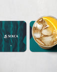 Coaster with the Emelec 2026 Third football shirt design by RIPA Football
