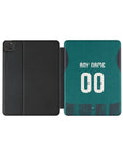 iPad case with the Emelec 2026 Third football shirt design by RIPA Football