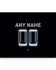 Mouse pad with the Everton 2025-26 Third football shirt design by RIPA Football