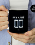 Mug with the Everton 2025-26 Third football shirt design by RIPA Football