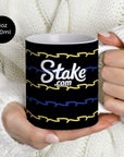 Mug with the Everton 2025-26 Third football shirt design by RIPA Football