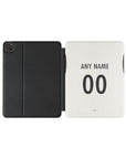 iPad case with the St. Pauli 2026-27 Away football shirt design by RIPA Football
