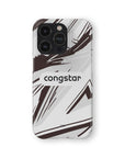 Phone case with the St. Pauli 2026-27 Away football shirt design by RIPA Football