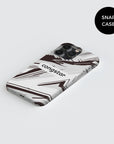 Phone case with the St. Pauli 2026-27 Away football shirt design by RIPA Football