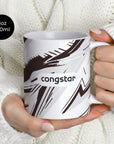 Mug with the St. Pauli 2026-27 Away football shirt design by RIPA Football