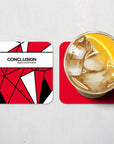 Coaster with the Utrecht 2025-26 Fourth football shirt design by RIPA Football