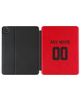 iPad case with the Utrecht 2025-26 Fourth football shirt design by RIPA Football