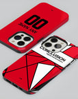 Phone case with the Utrecht 2025-26 Fourth football shirt design by RIPA Football