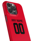 Phone case with the Utrecht 2025-26 Fourth football shirt design by RIPA Football
